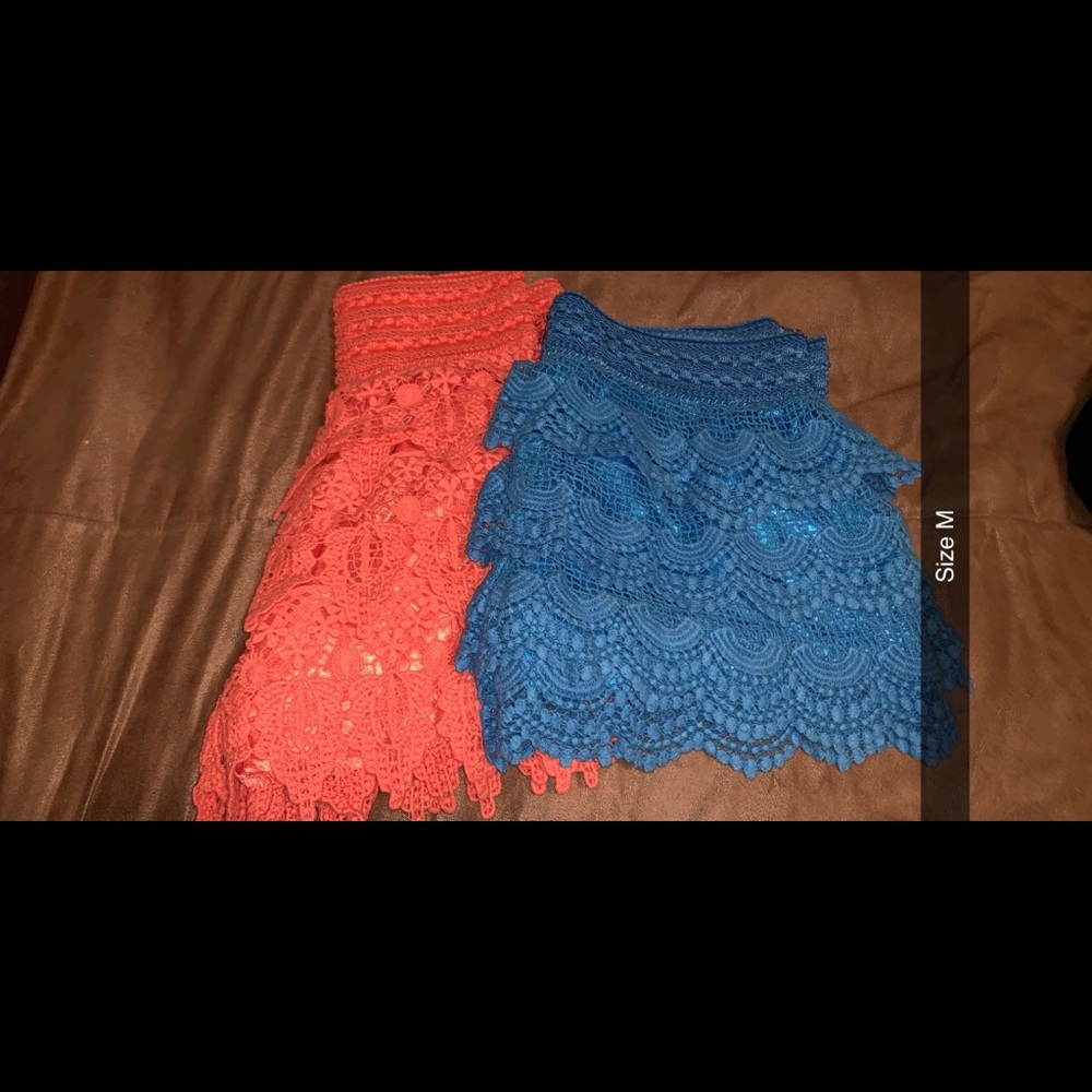 Lace shorts